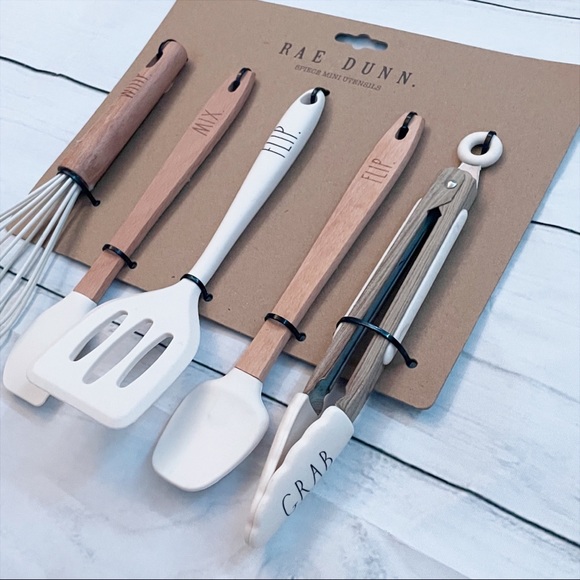 NWT RAE DUNN, 5 Piece Mini Kitchen Utensils - Picture 3 of 3
